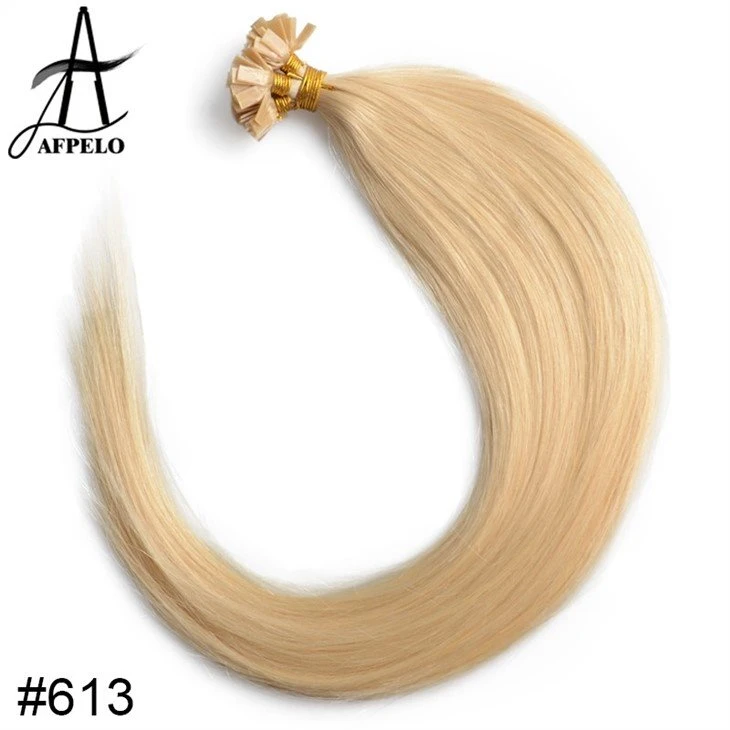 Seamless flat tip hair extension