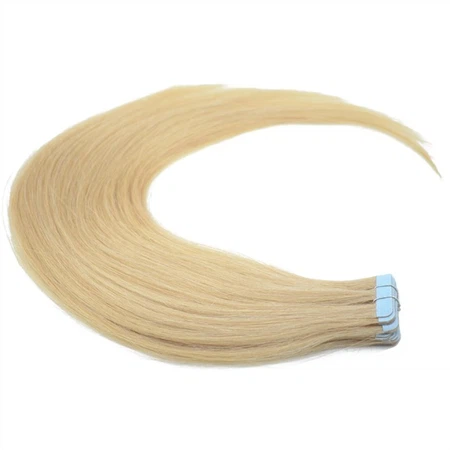 Straight tape in hair extensions