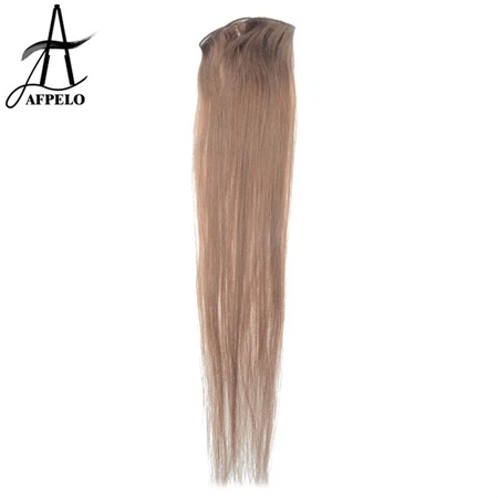 Brown Hand Tied weft hair